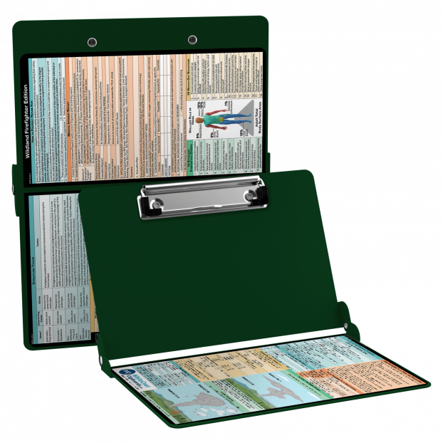 WhiteCoat Clipboard® - Green Wildland Firefighter Edition